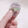 Rainbow Fluorite Worry Stone