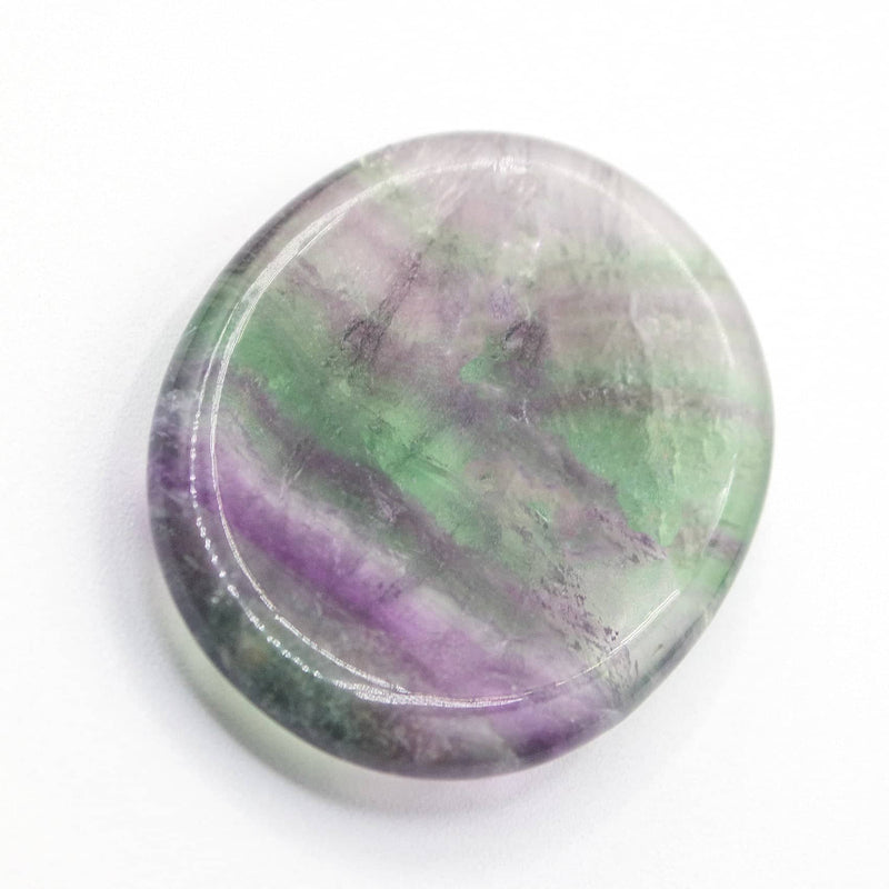 Rainbow Fluorite Worry Stone