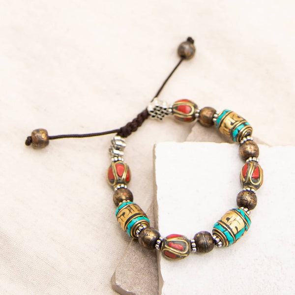 Tibetan Prayer Wheel Bracelet