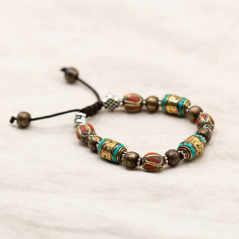 Tibetan Prayer Wheel Bracelet