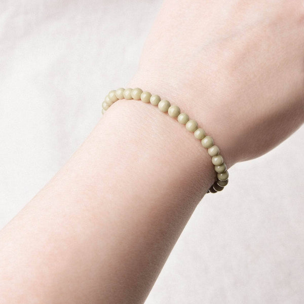 Rare Matcha Alashan Agate Energy Bracelet