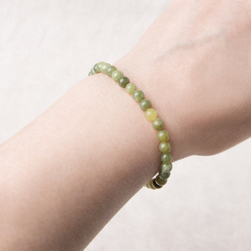 Green Nephrite Jade Energy Bracelet