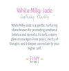 White Milky Jade Energy Bracelet - 6mm