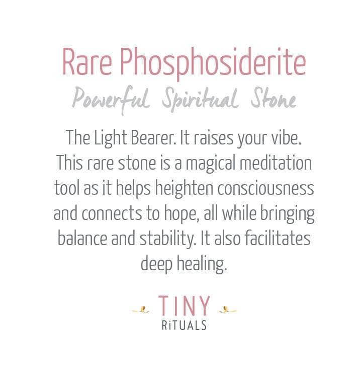 Rare Phosphosiderite Energy Bracelet