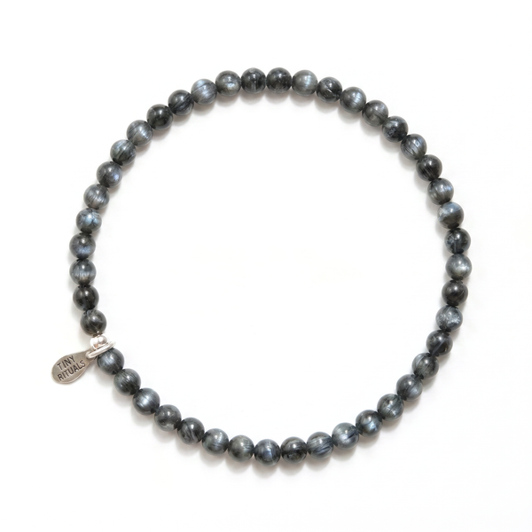 Larvikite Black Labradorite Energy Bracelet