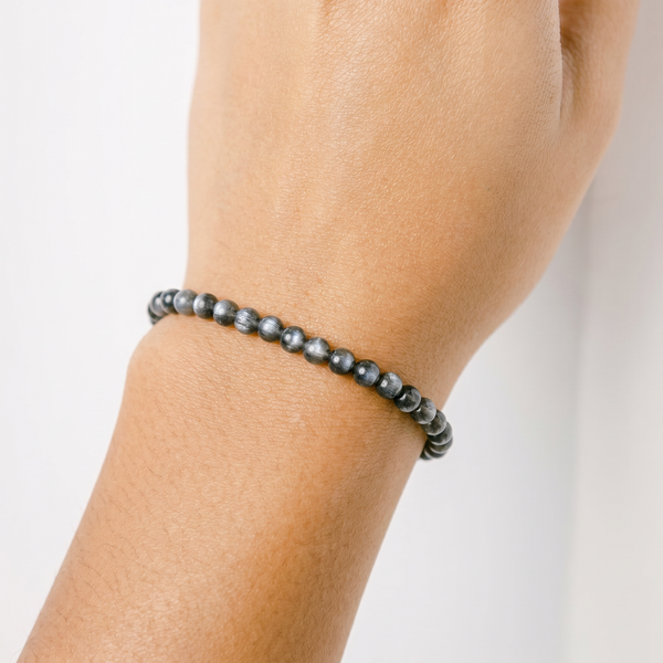 Larvikite Black Labradorite Energy Bracelet