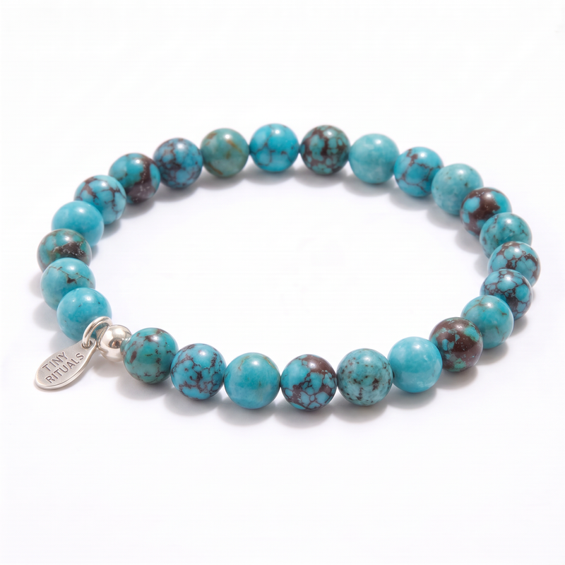 Genuine Turquoise Energy Bracelet - 6mm