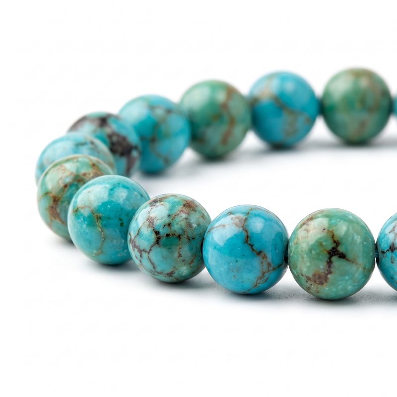 Genuine Turquoise Energy Bracelet - 6mm
