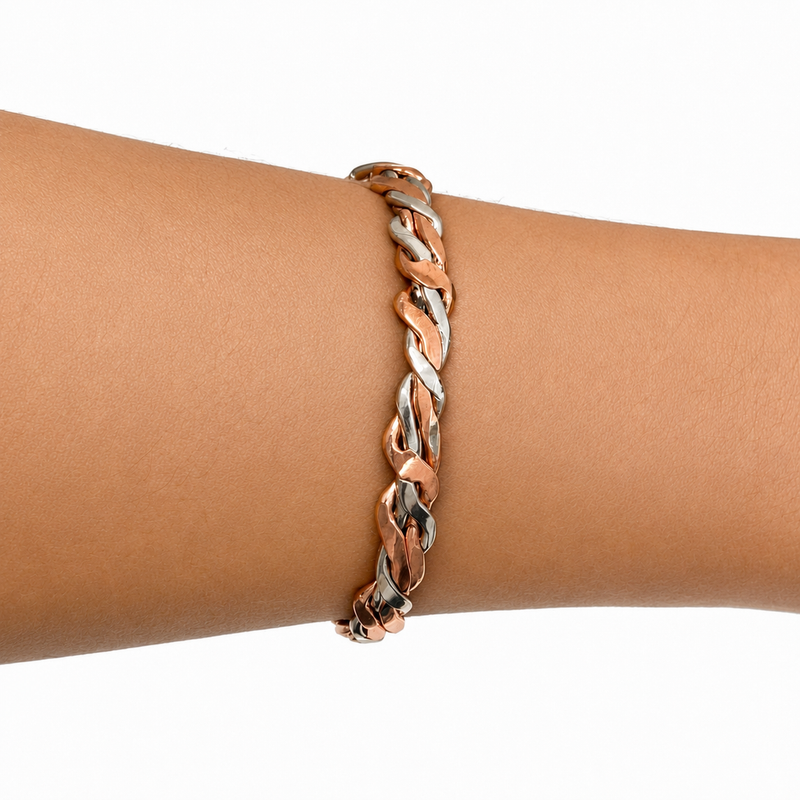 Twisted Harmony Copper Cuff