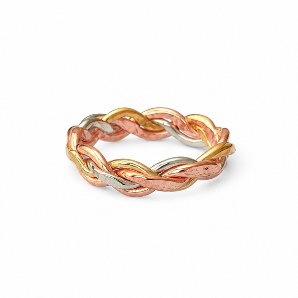 Timeless Weave Copper Ring