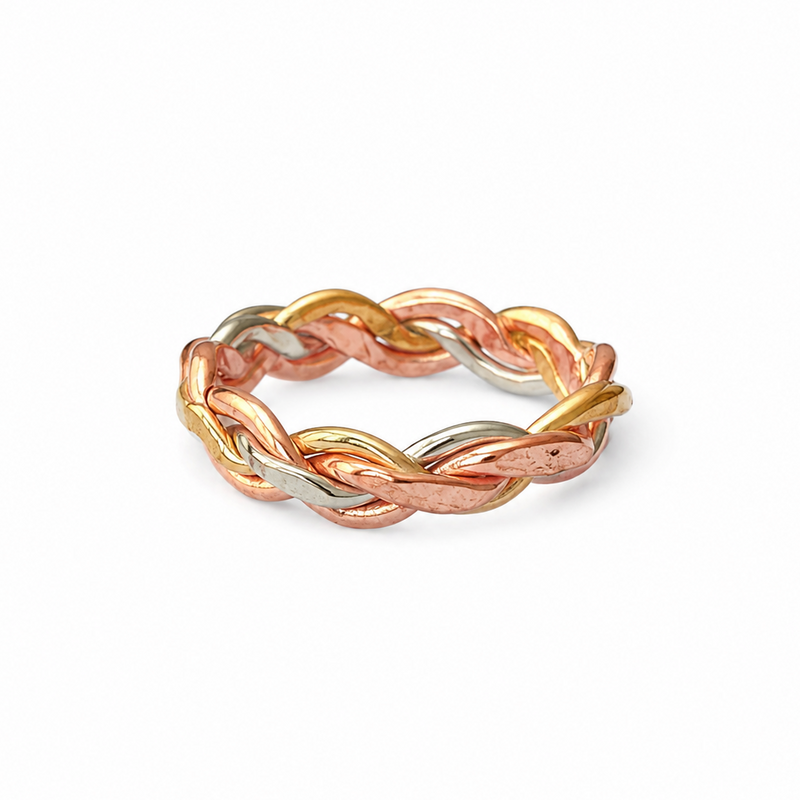 Timeless Weave Copper Ring