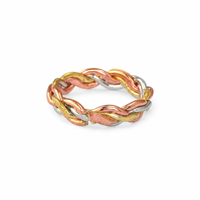 Timeless Weave Copper Ring