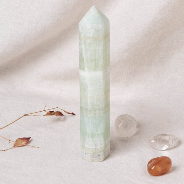 Caribbean Jasper Obelisk- AAA Premium Quality