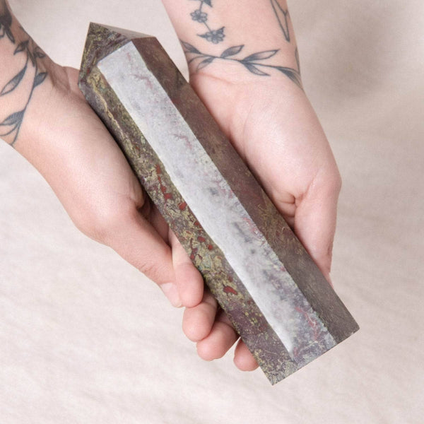 Dragon Bloodstone Obelisk - AAA Premium Quality