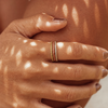 Triad Twist Copper Ring - Size 6