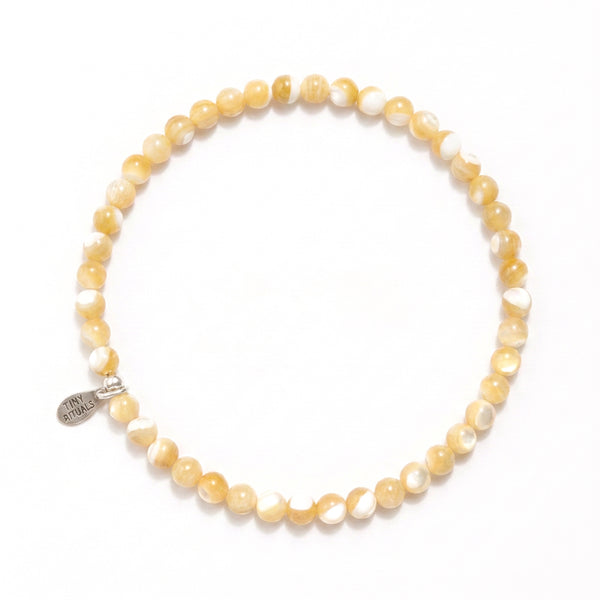 Trochus Sea Shell Energy Bracelet - 4mm