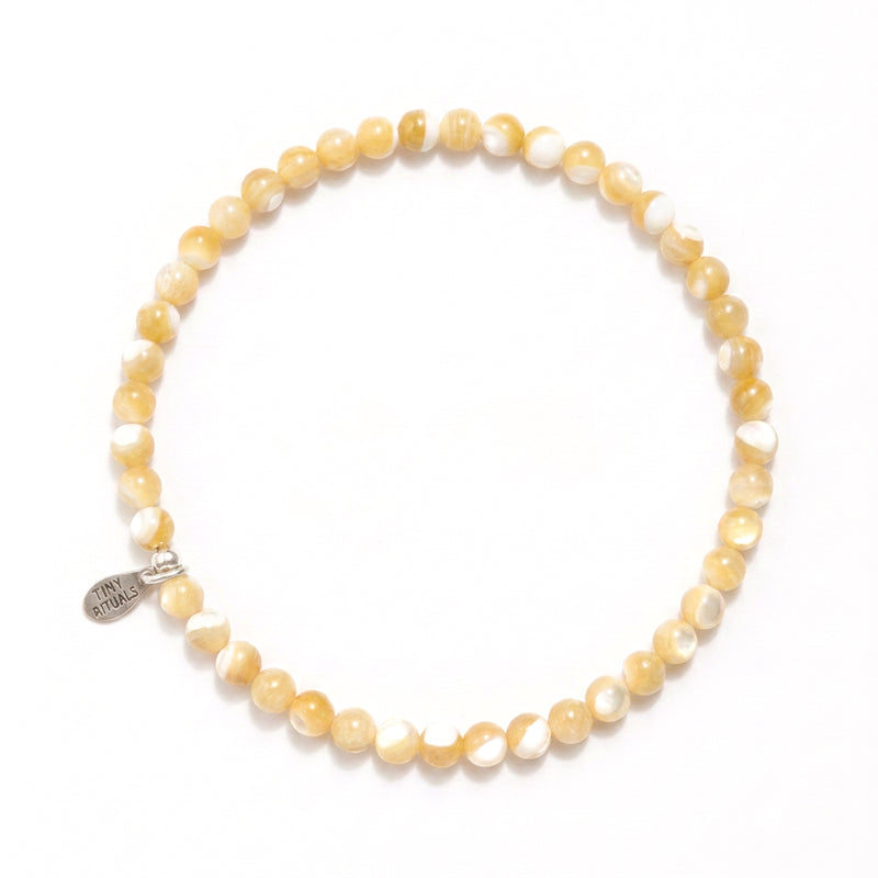 Trochus Sea Shell Energy Bracelet - 4mm