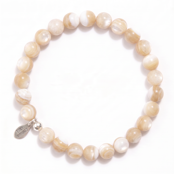 Trochus Sea Shell Energy Bracelet - 6mm