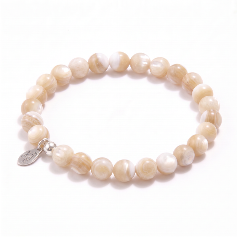 Trochus Sea Shell Energy Bracelet - 6mm