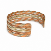 Twin Weave Copper Cuff