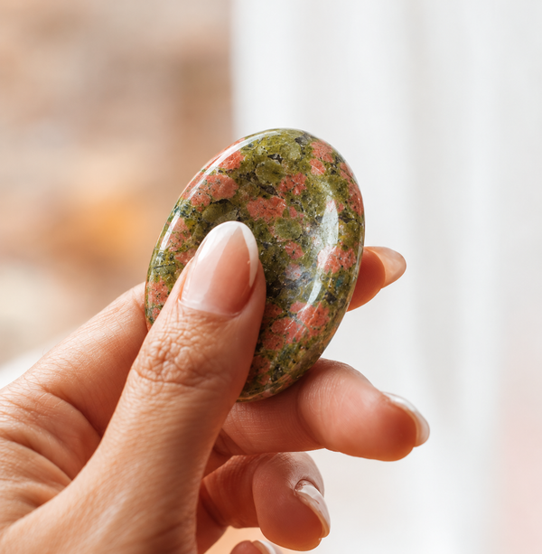 Unakite Worry Stone