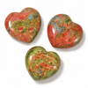Unakite Mini Heart Set