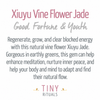Natural Vine Flower Xiuyu Jade Energy Bracelet