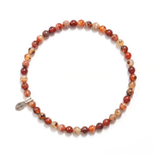 Warring State Red Agate Energy Bracelet