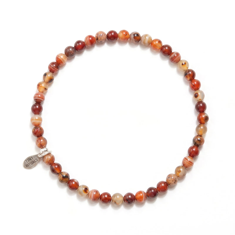 Warring State Red Agate Energy Bracelet