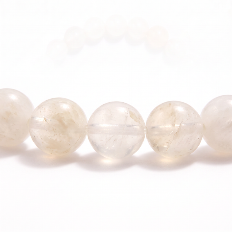 White Milky Jade Energy Bracelet - 6mm