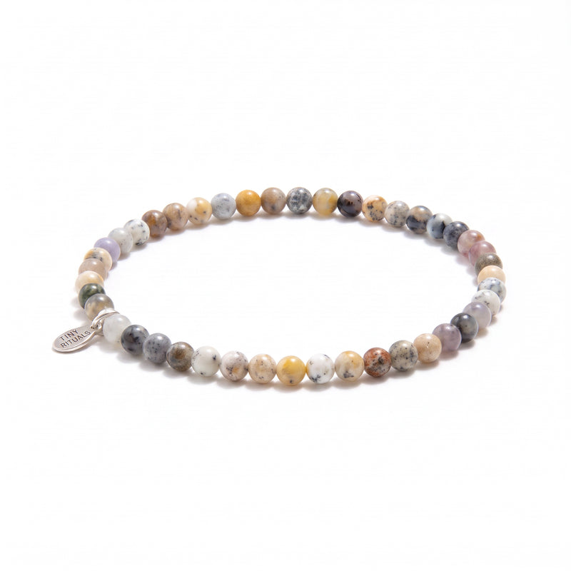 Yellow Dendritic Opal Energy Bracelet