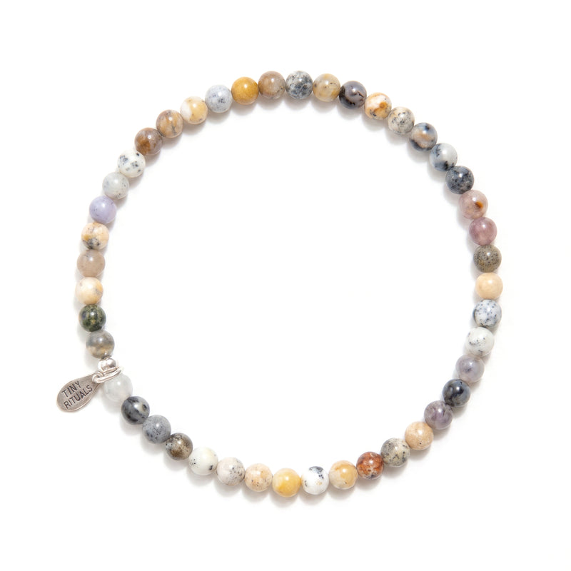 Yellow Dendritic Opal Energy Bracelet