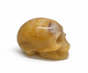 Yellow Jade Crystal Skull