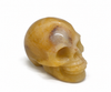 Yellow Jade Crystal Skull