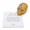 Yellow Jade Crystal Skull