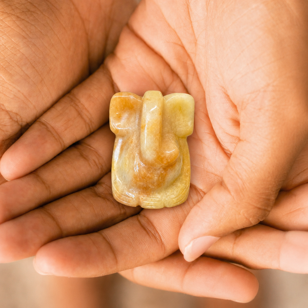 Yellow Jade Ganesh