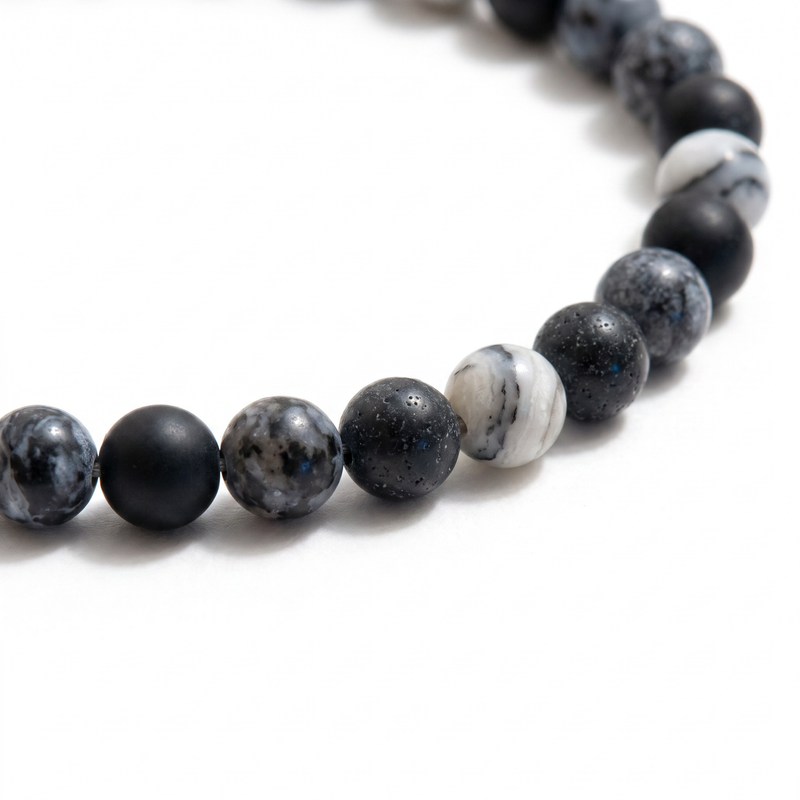 Yin Yang Bagua Taiji Stone Energy Bracelet