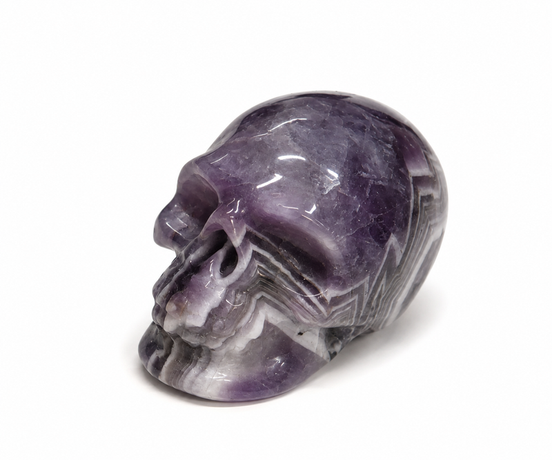 Amethyst Crystal Skull