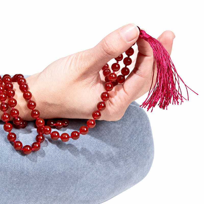 Carnelian Mala - High-Energy Gemstones
