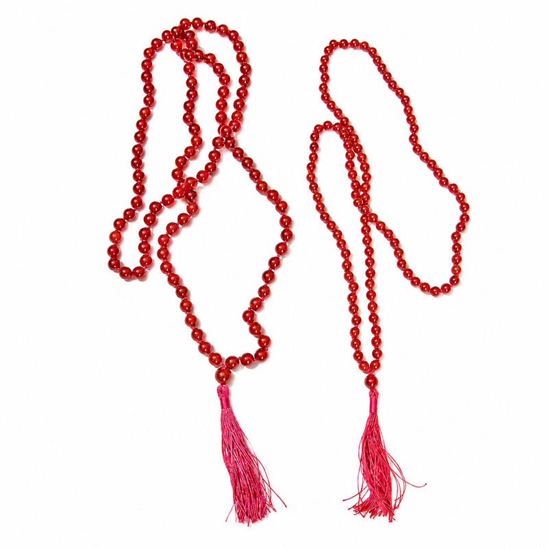 Carnelian Mala - High-Energy Gemstones