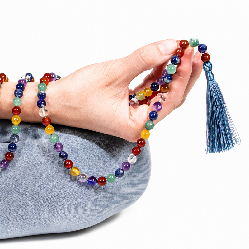 Chakra Psychic Mala - High-Energy Gemstones