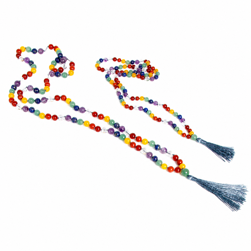 Chakra Psychic Mala - High-Energy Gemstones