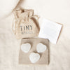 Clear Quartz Mini Heart Gift Set