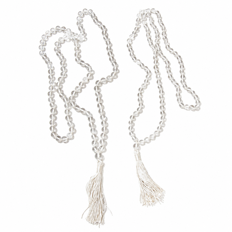 Clear Quartz Mala - High-Energy Gemstones