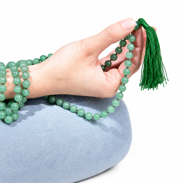 Green Aventurine Mala - High-Energy Gemstones