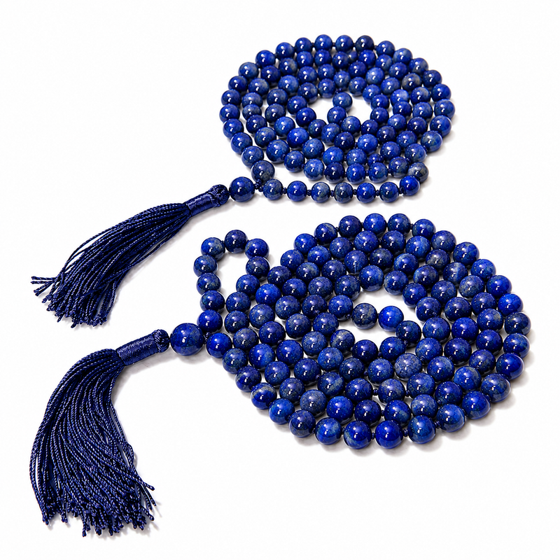 Lapis Lazuli Mala - High-Energy Gemstones