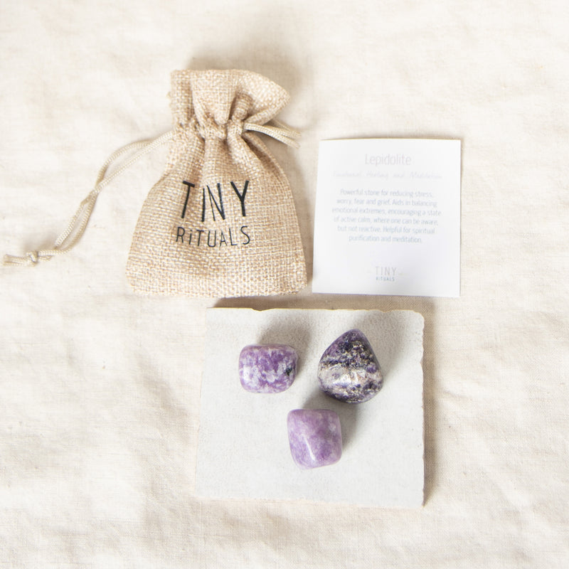 Lepidolite Stone Gift Set