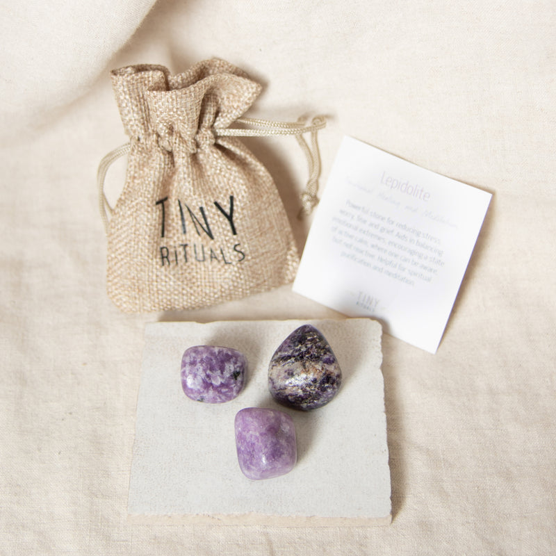 Lepidolite Stone Gift Set