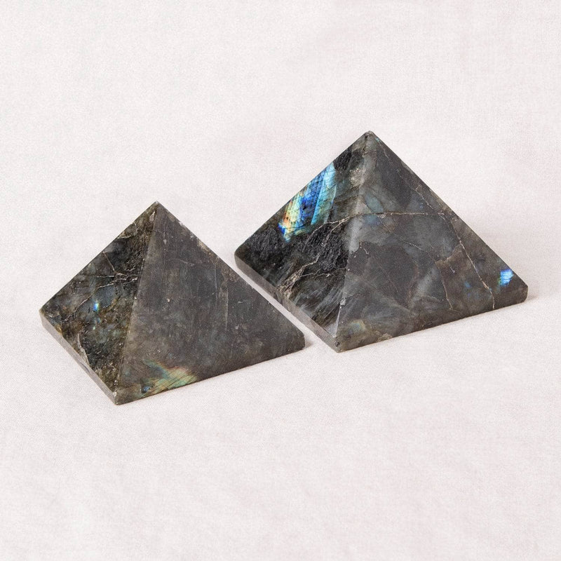 Labradorite Blue Flame Pyramid - AAA Premium Quality