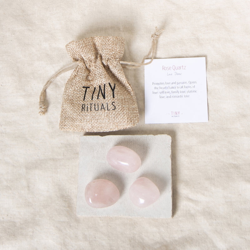 Rose Quartz Stone Gift Set
